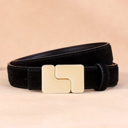 Suede Leather Belt