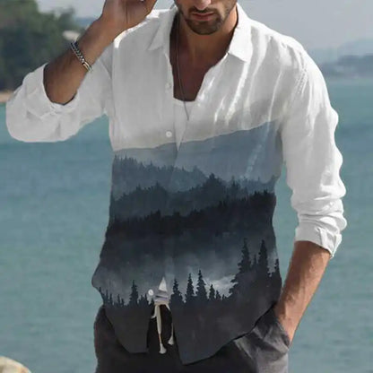 Casual Stretch Button Shirt