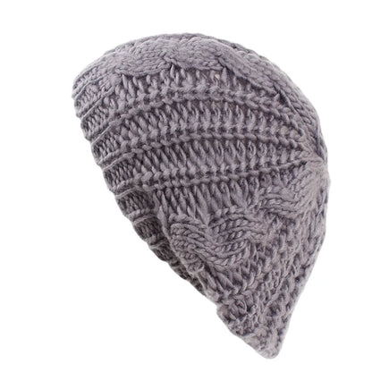 Twist Knit Winter Beanie