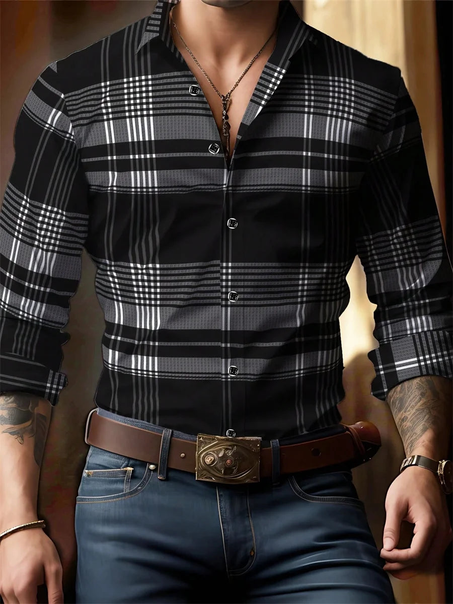 Printed Long Sleeve Shirt