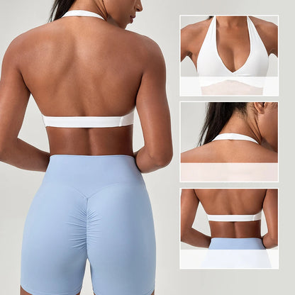 Halter Back Wire-Free Bra