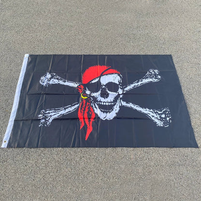 Skull and Crossbones Pirate Flag