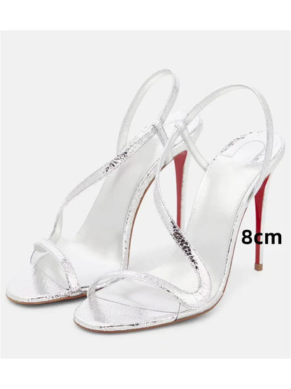 Serpentine Stiletto Sandals