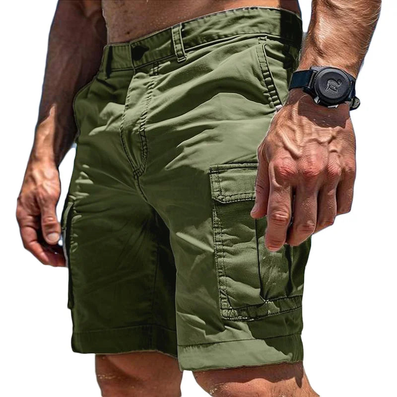 Wear-Resistant Multi-Pocket Cargo Shorts