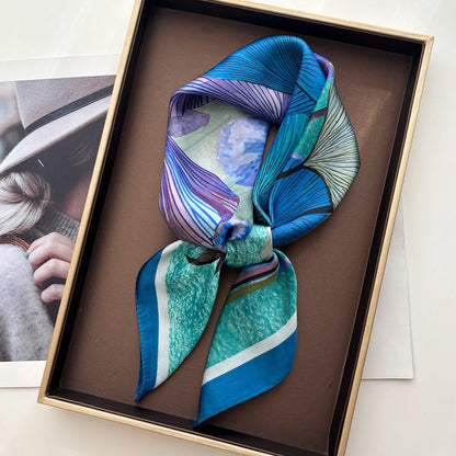Fashion Print Silk Neckerchief
