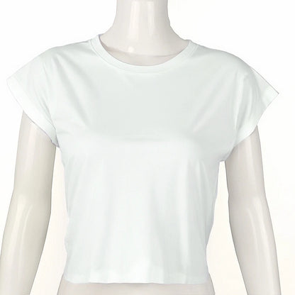 Batwing Sleeve Crop Top