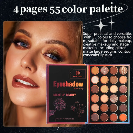55 Color Makeup Book