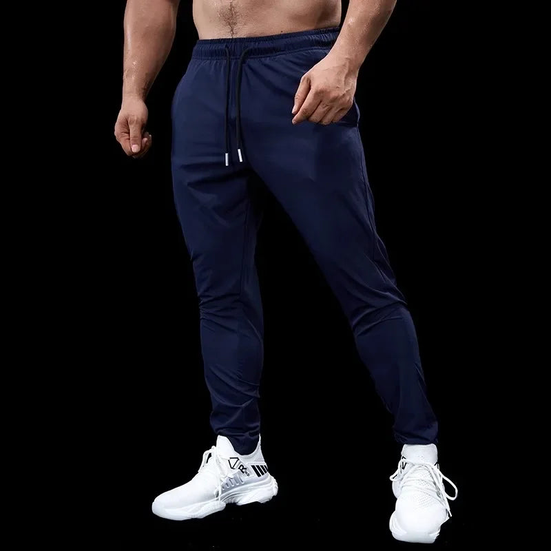 Quick-Dry Slim Cuffed Sports Trousers