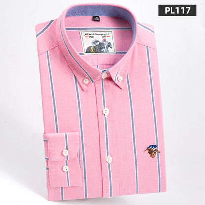 Oxford Striped Business Shirt