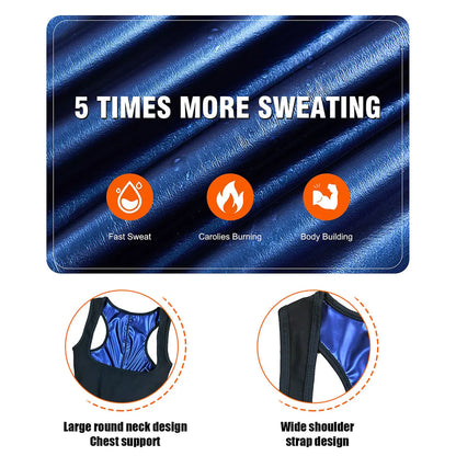 Sweat-Wicking Sauna Suit Jumpsuit