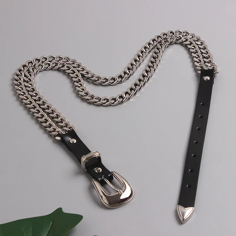 Hip Hop Metal Belt