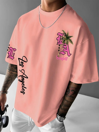 Summer Breathable Print Tee