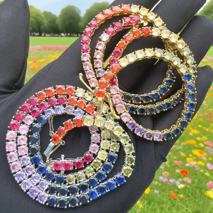 Rainbow CZ Choker