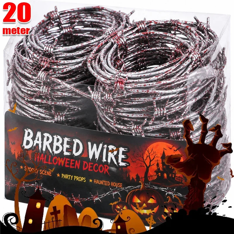 Fake Barbed Wire Fence Prop