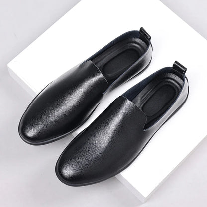 Leather Slip On Shoes