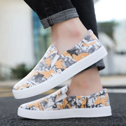 Slip-On Round-Toe Casual Sneakers