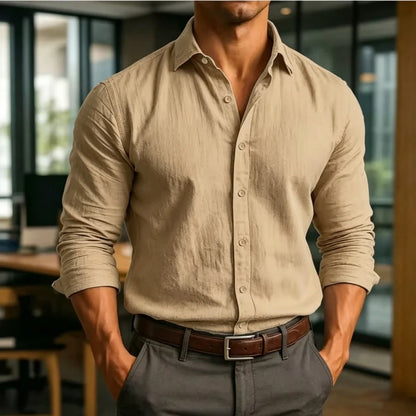 Stretch Casual Long Shirt