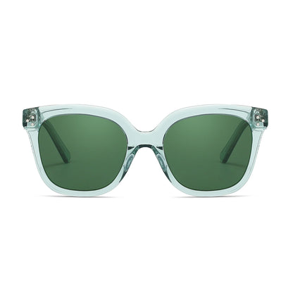 Square Polarized Acetate Sunglasses