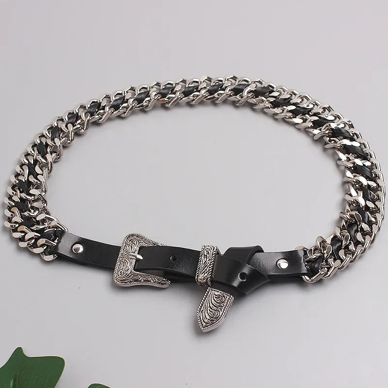 Hip Hop Metal Belt