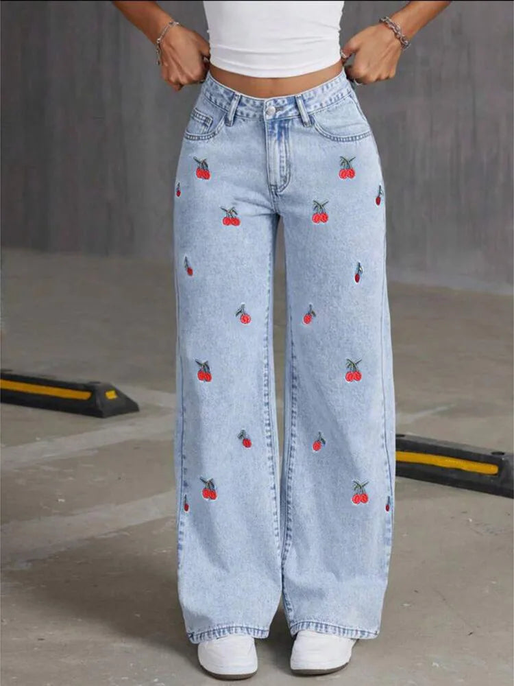 Loose Straight-Leg Jeans
