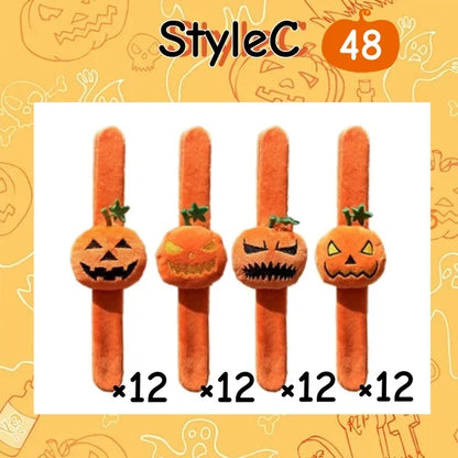 Plush Halloween Slap Bracelets