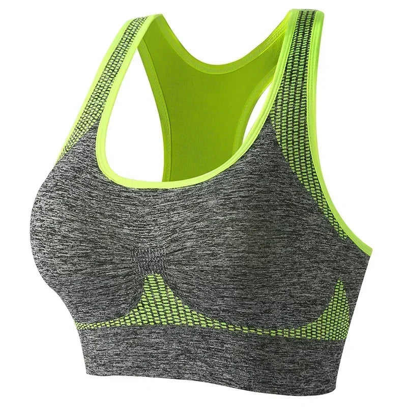 Patchwork Y-Strap Push-Up Bra