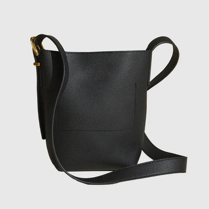 PU Leather Bucket Shoulder Bag
