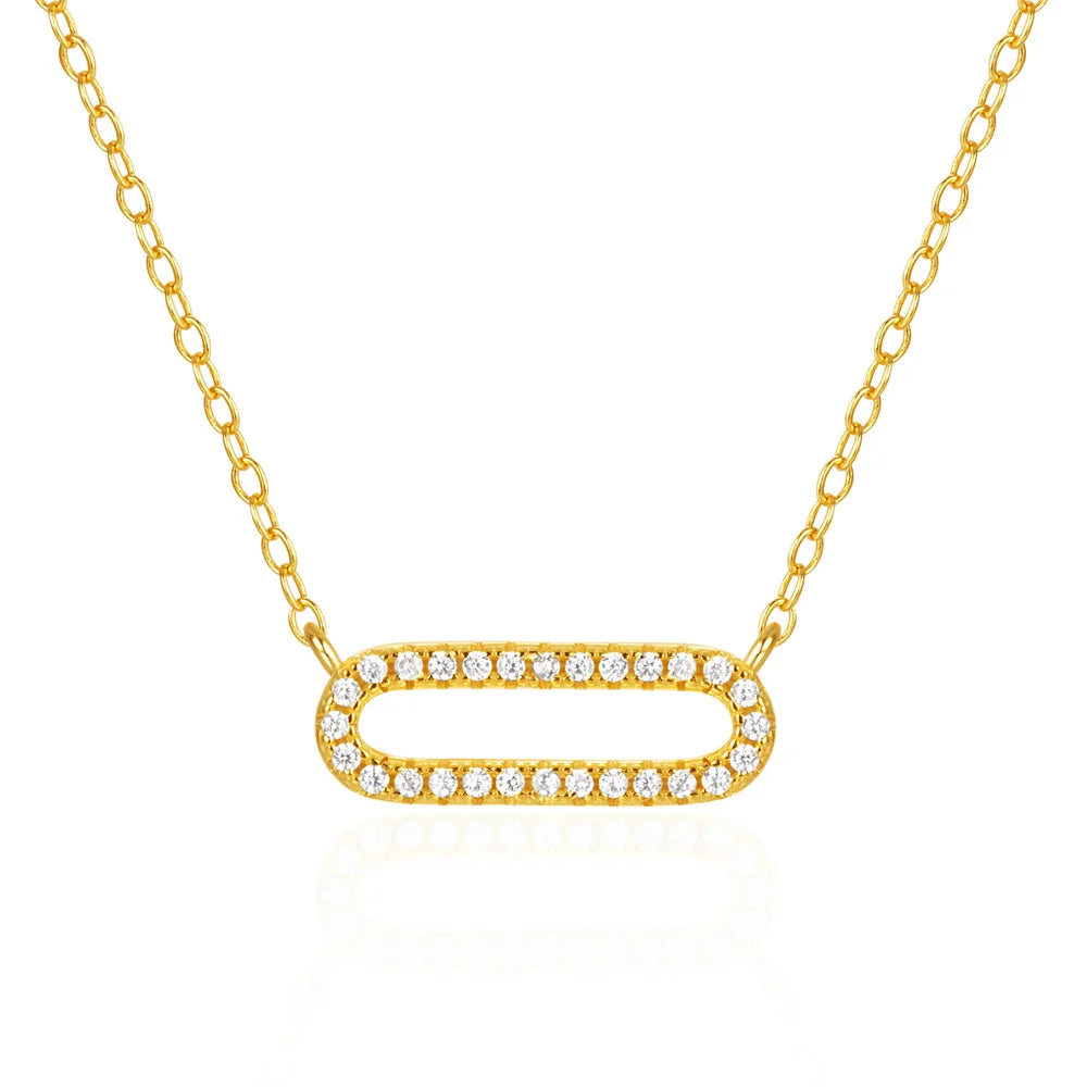 Zircon Pendant Necklace