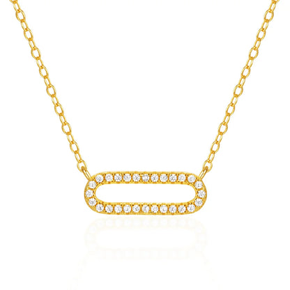 Zircon Pendant Necklace