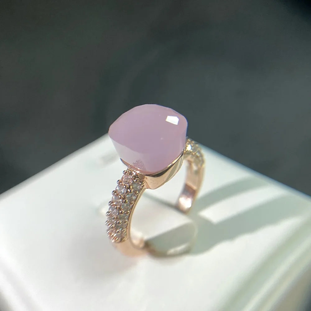 Candy Zircon Crystal Ring