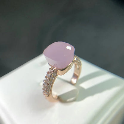 Candy Zircon Crystal Ring