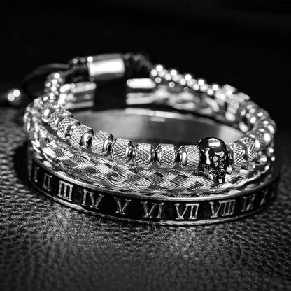 Trendy Skeleton Bead Bracelet