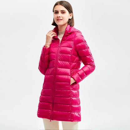 Packable Hooded Down Coat